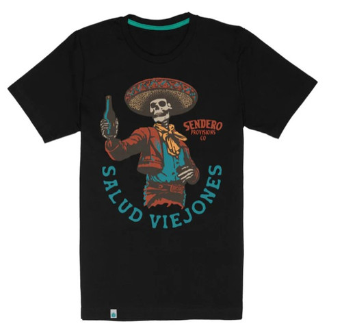 Sendero Men's Black Viejones Short Sleeve T-Shirt