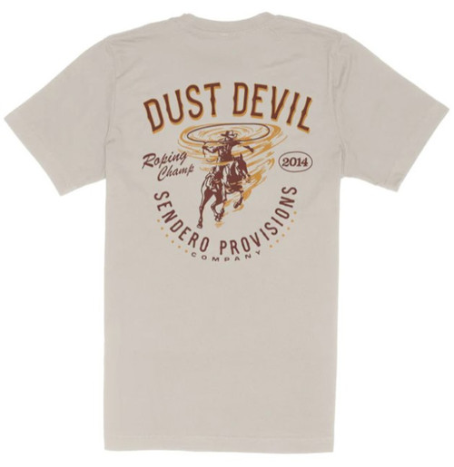 Sendero Men's Cream Roping Champ Short Sleeve T-Shirt