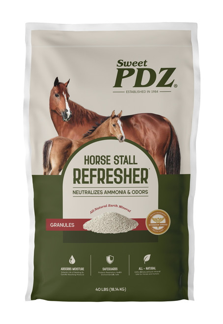 Sweet PDZ Granular Horse Stall ReFresher 40 Lb Bag
