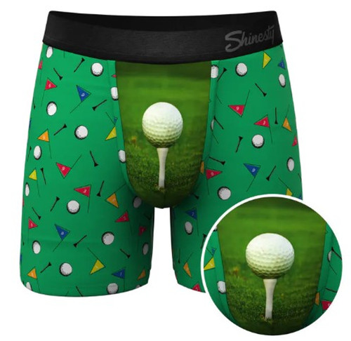 Shinesty The Front Nine Golf Ball Hammock Pouch Green Underwear