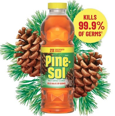 Pine-Sol Multi-Surface Cleaner and Disinfectant, 20 oz, Bottle, Liquid, Original Pine