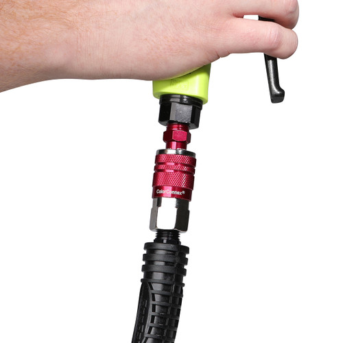 Legacy Colorconnex Type D, Red Quick Disconnect Plug - 1/4in