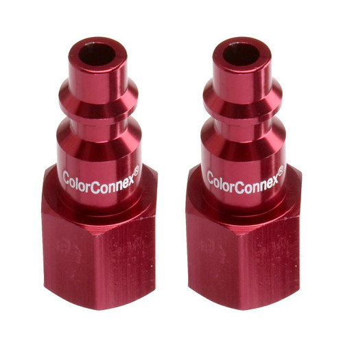 Legacy Colorconnex Type D, Red Quick Disconnect Plug - 1/4in