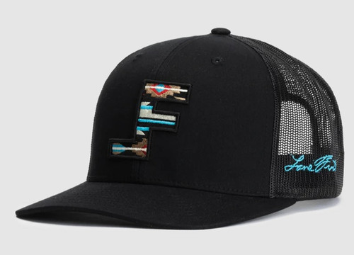 Lane Frost Black Aztec Hat