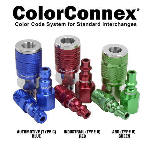 Legacy Manufacturing ColorConnex Air Couplers A72458C