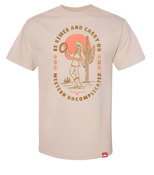 Kimes Ranch Womens Be Kimes Sand Short Sleeve Shirt