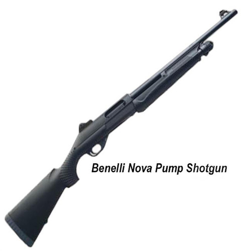 Benelli Nova Pump, 12 Gauge, Black, 26 inch