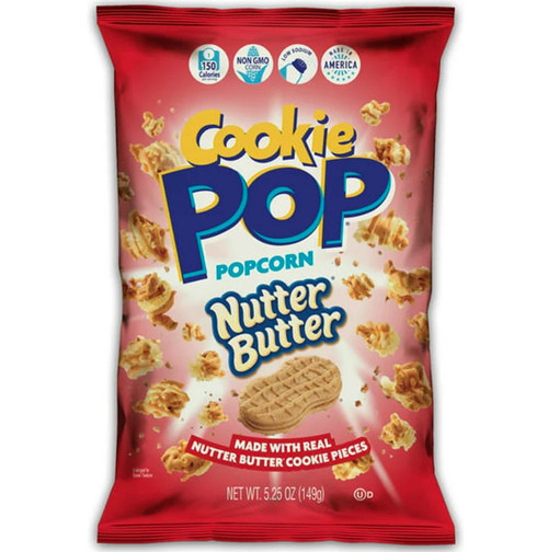 Snack Pop Nutter Butter Popcorn 5.25 OZ BAG