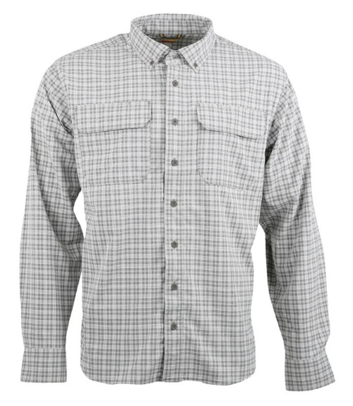 Noble Outfitters Mens Fullflexx Cool Flow Grey Long Sleeve Shirt