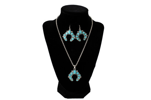 Blazin Roxx Glitter Turquoise Jewekry Set