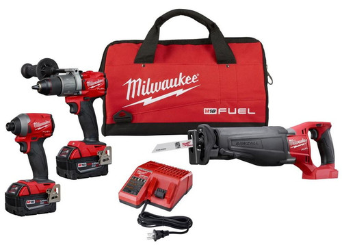 Milwaukee M18 Fuel 18-V Lithium-Ion Brushless Cordless Combo Kit