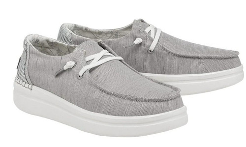 Hey Dude Ladies Wendy Rise Lunar Rock Casual Slip On Shoes