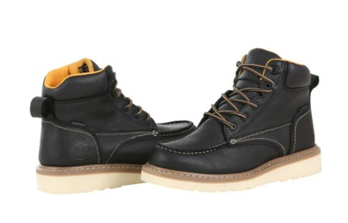 Noble Outfitters Mens Black Wedge 6" Waterproof Work Boot
