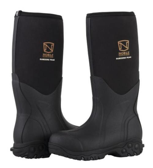 Noble Outfitters Mens Black MUDS Subzero Peak High