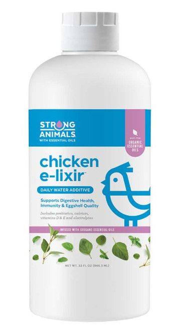 Strong Animals Chicken E-Lixir Daily Vitamin For Chickens - 32 oz. Bottle