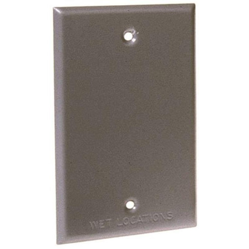 Hubbell Raco Blank Weatherproof Cover - Metal