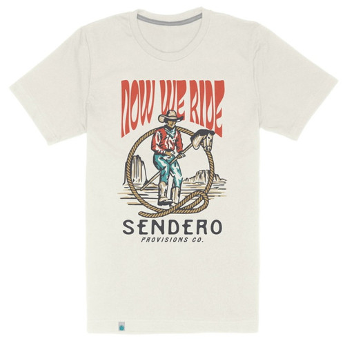 Sendero Provisions Mens White Stick Horse Short Sleeve Shirt