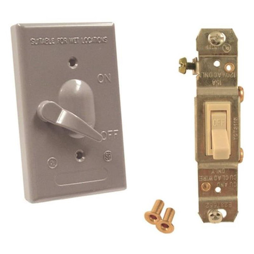 Hubbell Raco Weatherproof Toggle Switch Cover