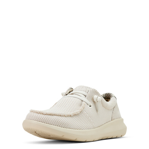 Ariat Ladies Cream Mesh Hilo Slip On Casual Shoes