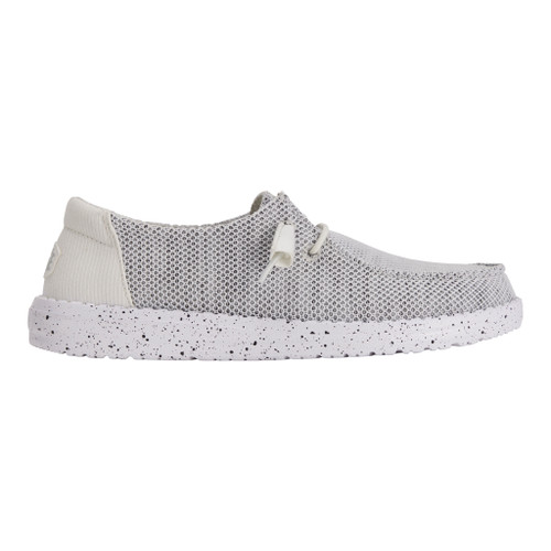 Hey Dude Wendy Stretch Sox Gray/White Womens