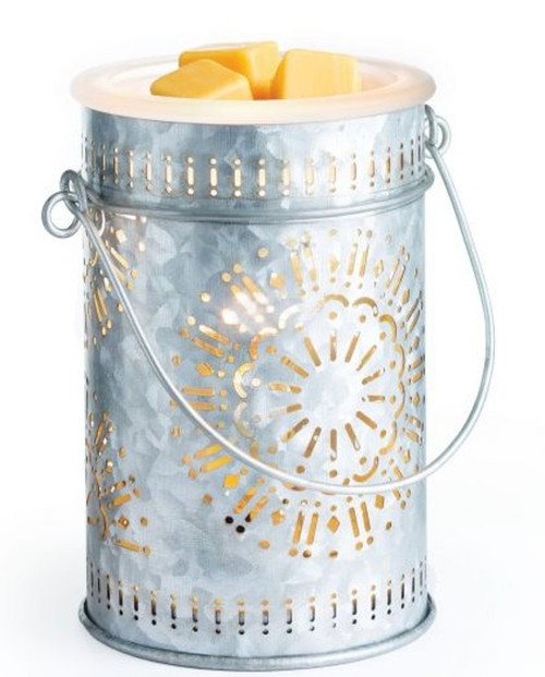 Candle Warmers Galvanized Tin Illumination Fragrance Warmer