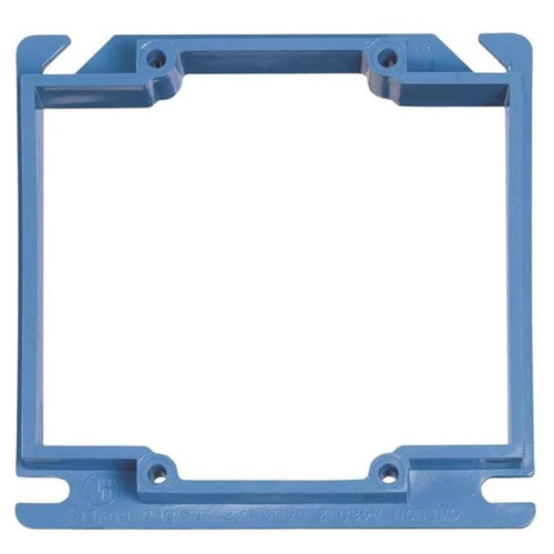 Carlon Raised Tubing Non-Metallic Electrical Box Cover 4.02 In L X 4.02 In W X 1/2 In D