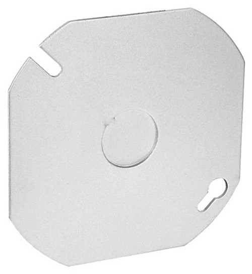 Southwire 24C6-UPC Box Cover, 3-1/2 in L, 3-1/2 in W, Octagonal, Steel
