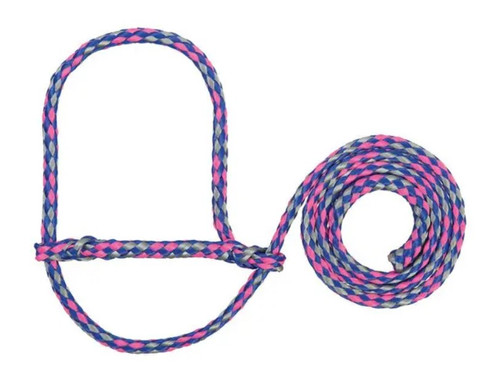 Weaver Leather Hot Pink and Royal Blue Poly Sheep Halter