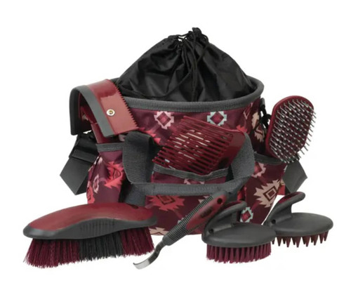 Weaver Leather Aztec Plaid Grooming Kit