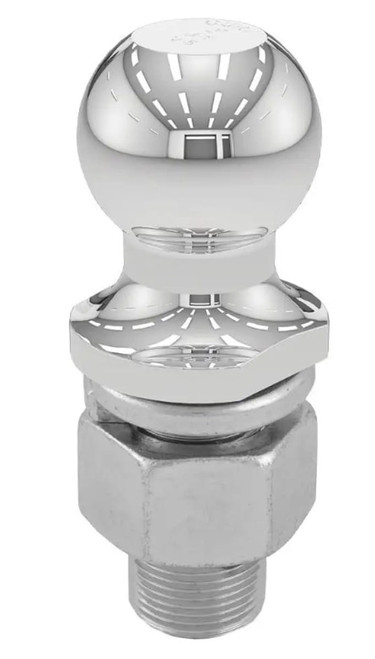 Heavy-Duty 2" Trailer Ball (1-1/4" x 2-5/8" Shank, 10,000 lbs., Chrome) #40090
