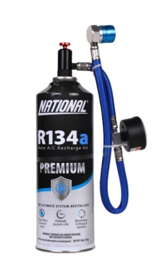 National Refrigerants 18 OZ R134ALS with Hose & Gauge