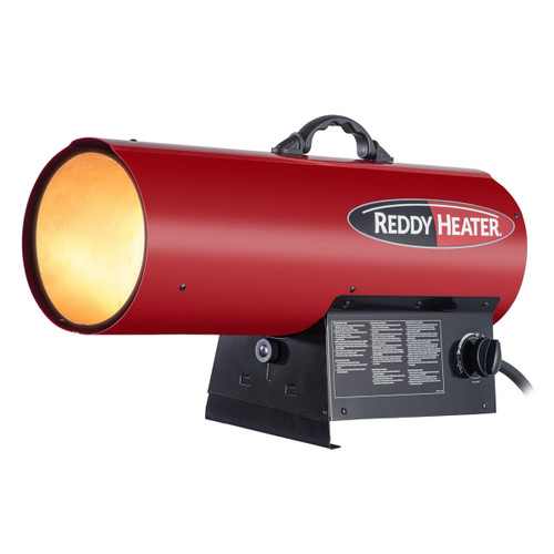 Reddy Heater Portable Lp Gas Heater, 125,000 Btu, 3,200-sq. Ft. Coverage