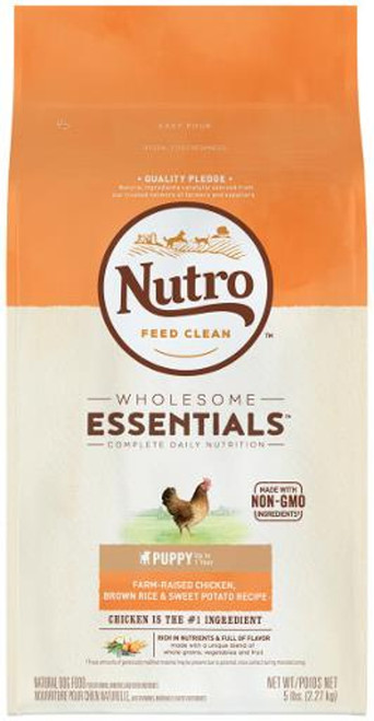 Nutro Wholesomes Essentials Puppy Chicken Dog Food 5LBS