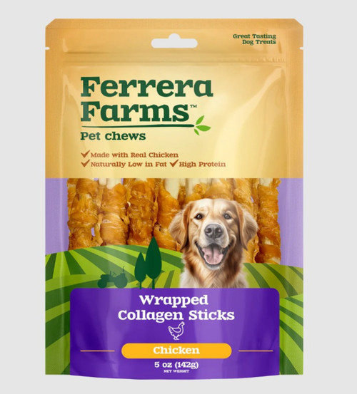 Ferrera Farms Chicken Wrapped Collagen Sticks 5OZ