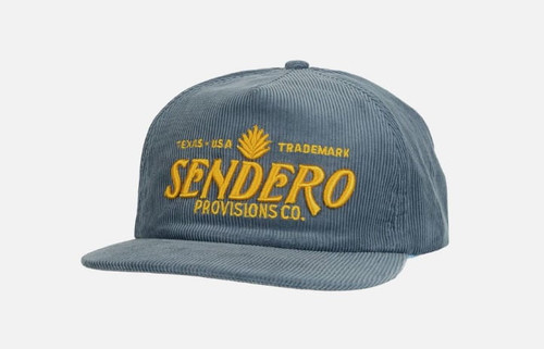 Sendero Provisions Blue and Yellow Logo Snapback Adjustable Hat