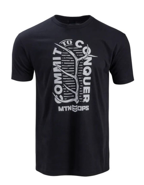 MTN Ops Men's Short Sleeve Black Commit T-Shirt