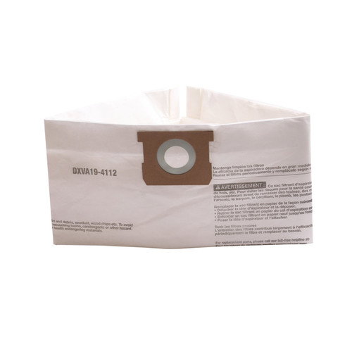 DeWALT - Fine Dust Bag - 3 Pack - For 12-16 Gallon Vac