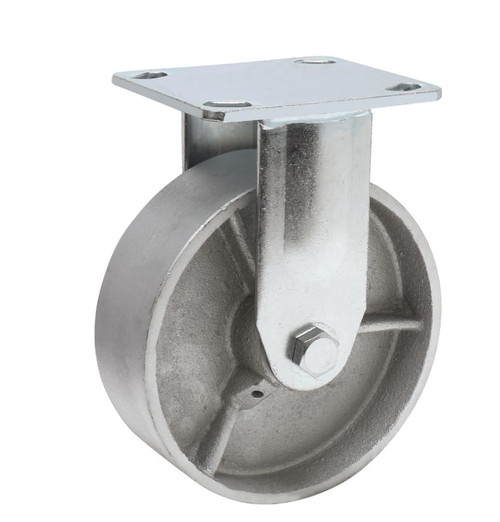 Precision 4" Steel Rigid Plate Caster