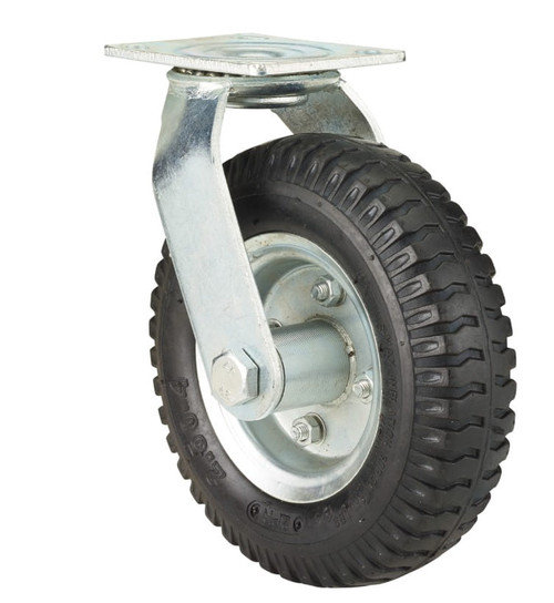 Precision 8" Pneumatic Swivel Plate Caster