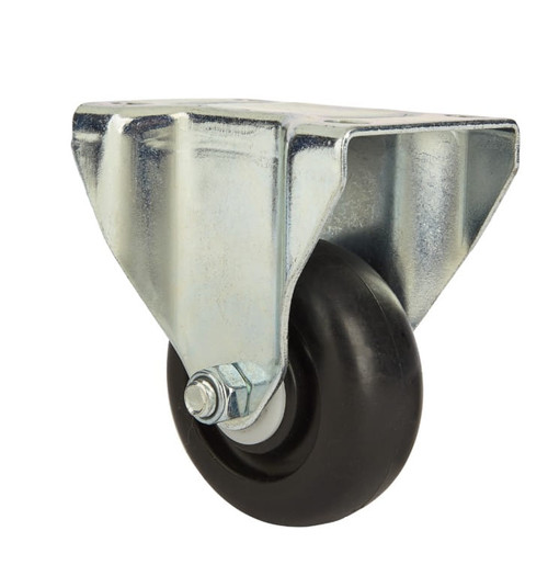 Precision 3" Plastic Rigid Plate Caster