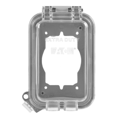 Cooper Wiring Self-Closing Weatherproof Cover - Clear
