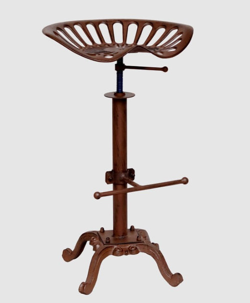 LivingScape Adjustable Tractor Seat Bar Stool