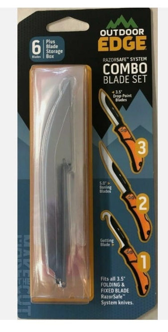 Outdoor Edge RR3524 3.5" Replacement Blades (24 PK)