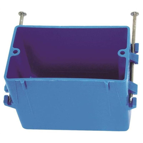 Thomas & Betts Blue Switch Box 1 Gang, 18 Cu-In, 3-3/4 In L X 2-1/4 In W X 2-7/8 In D