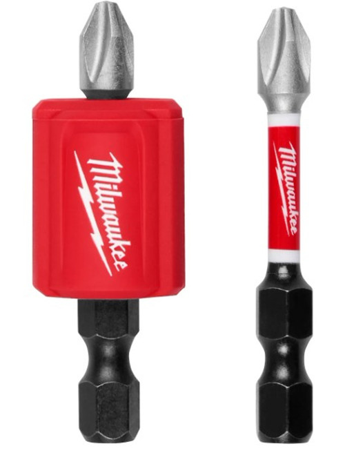 Milwaukee Shockwave Impact Duty Magnetic Attachment and PH2 Bit Set 3 Piece