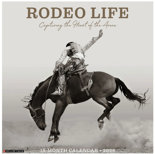 Willow Creek Press Rodeo Life 2026 Calendar 12" X 12"