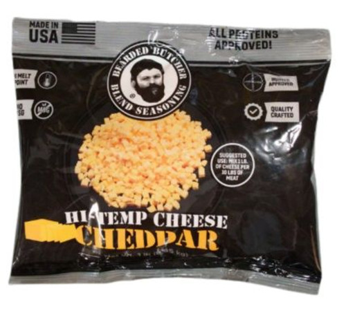Bearded Butchers High Temperature Diced Cheddar Cheese - 1 lb.