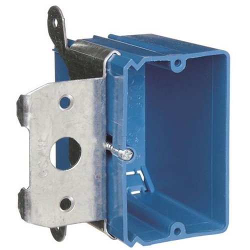 Thomas & Betts Blue Adjustable Wall Box 1 Gang, 21 Cu-In, 3-3/4 In L X 3-7/8 In W X 3-3/8 In D