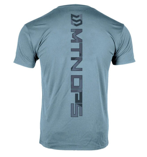 MTN Ops Men's Fortitude Short Sleeve T-Shirt - Blue