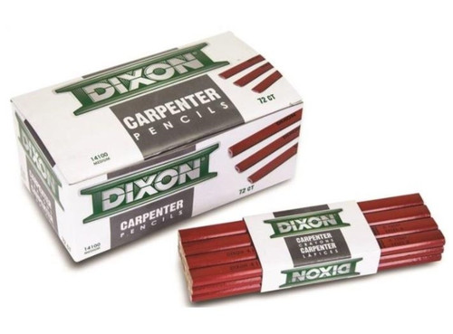 Dixon Ticonderoga Flat Barrel Wood Carpenter's Pencil